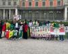 APR and PDS activists demonstrate in Geneva against the new regime