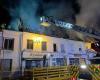 two shops and three apartments ravaged by flames