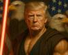 Jedi, pope, king … the best and the worst of Trump photomontages broadcast by the White House