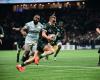 Émilien Gailleton applies with Pau for the Top 14 match in Lyon