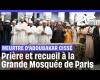Prayer and collection in Paris before the coffin of Aboubakar Cissé