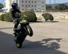 Police call to arrest “rear wheels” on a motorcycle after a serious accident in Ajaccio
