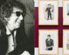 A large collection of paintings made by Bob Dylan exhibited in London