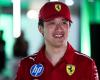 Guanyu Zhou in testing in a Ferrari in Mugello