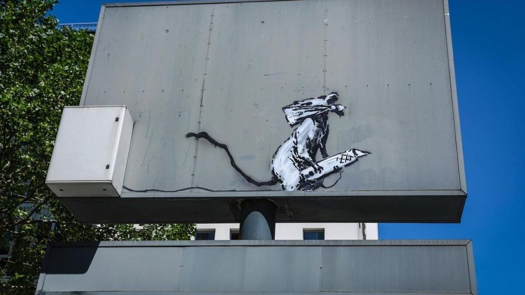 Theft of Banksy’s “cutter rat” in Paris a man sentenced to two years
