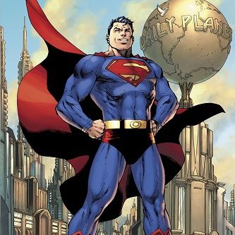 Superman: Clark Kent pays homage to the Man of Steel in Superman (set ...