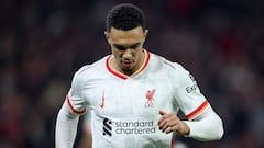 Trent Alexander-Arnold, Liverpool player, during a match.