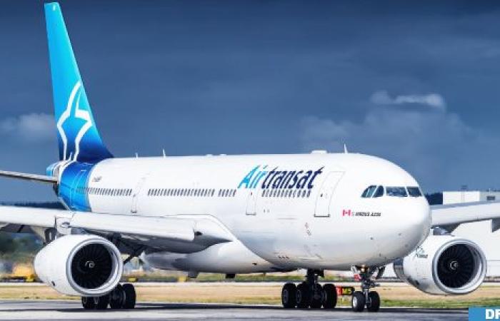 Air Transat: The inaugural Montreal-Marrakech flight lands at Marrakech-Menara airport