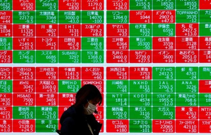 The Tokyo Stock Exchange falls before the BoJ