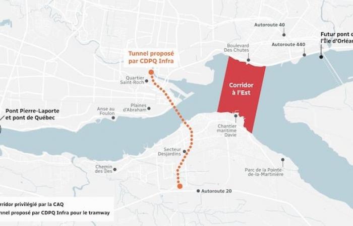 Green light for the 3rd link to the east and phase 1 of the Quebec tramway | All about the 3rd Quebec-Lévis link