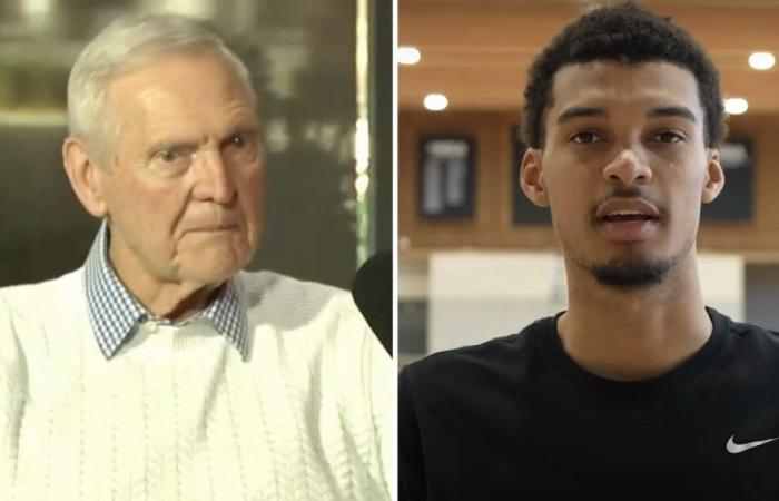Before his death, Jerry West’s strong words about Victor Wembanyama: “For me, he is…