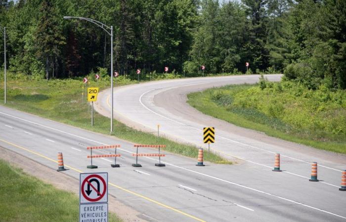 Highway 40 still partially closed in Trois-Rivières
