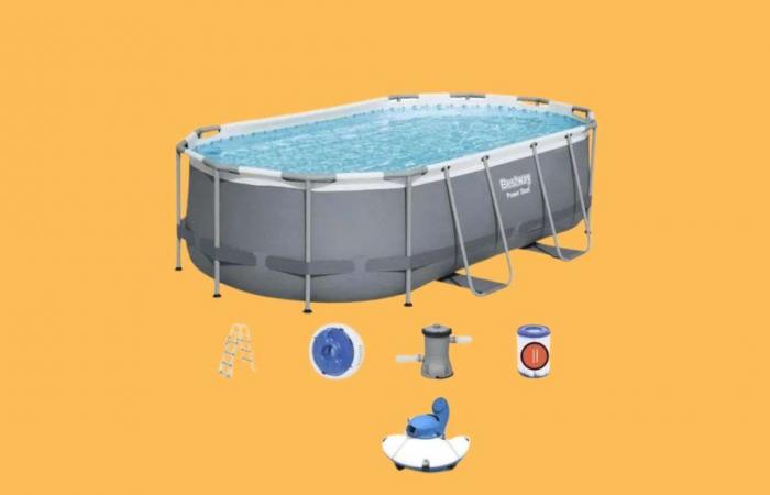 Cdiscount cuts the price of this Bestway above ground pool kit