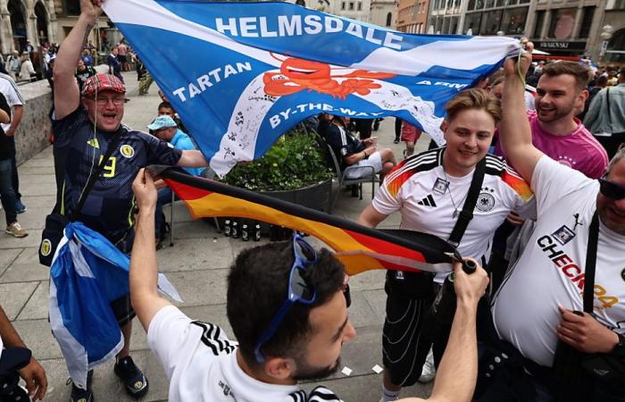 The mood rises before the Germany-Scotland opening match