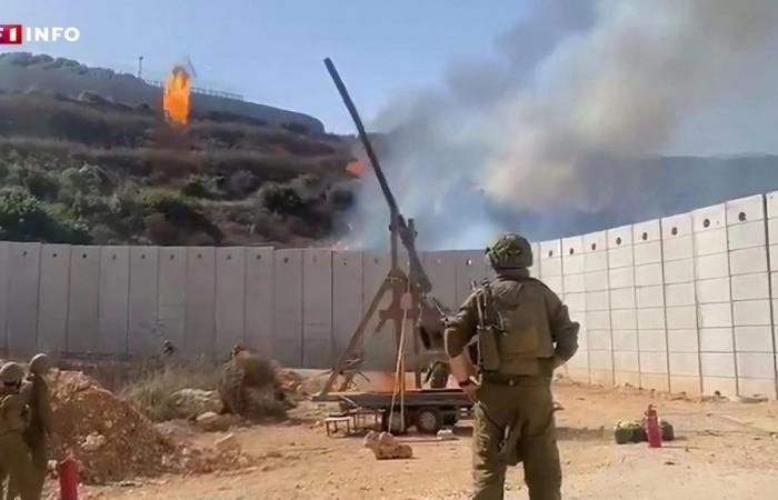 Is the Israeli army using medieval siege weapons to start fires in Lebanon?
