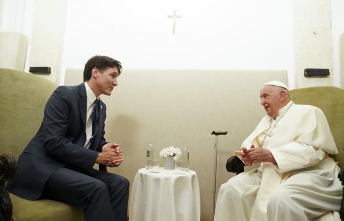 G7 summit in Italy | Justin Trudeau meets Pope Francis