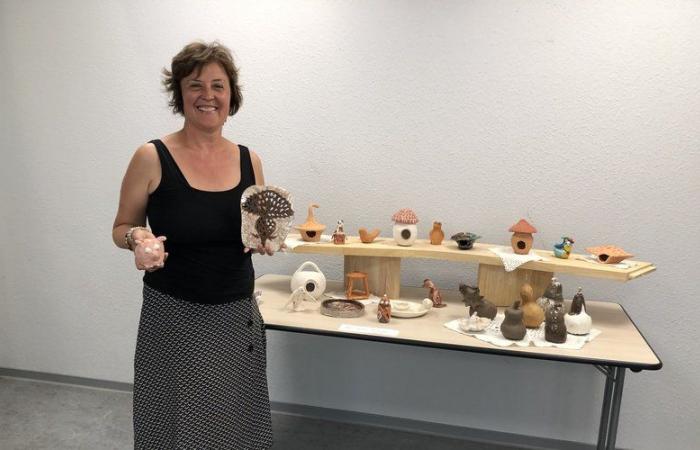 Sophie Caizergues exhibits and shares her passion for ceramics in Saint-Affrique