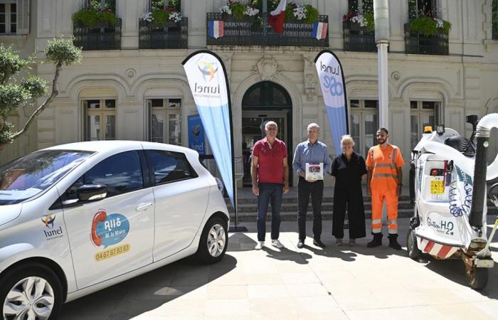 the City of Lunel rewarded for its urban cleanliness