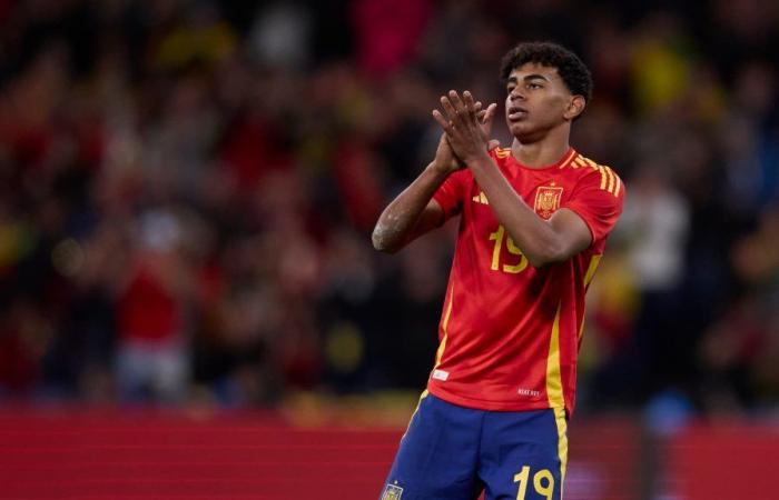 holder for Spain-Croatia, Lamine Yamal becomes the youngest player to play a match at the Euro