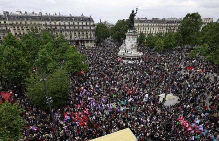 250,000 people marched against the far right in France, according to police; Gabriel Attal presents measures from the presidential camp