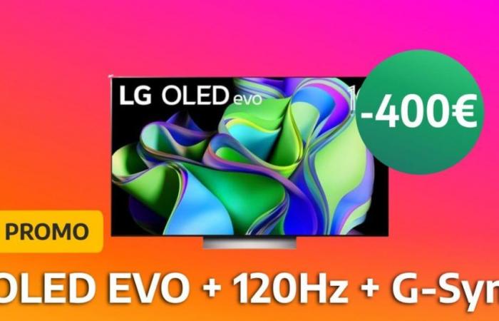 4K TV promo: the LG C3, one of the best OLED TVs, is 25% off