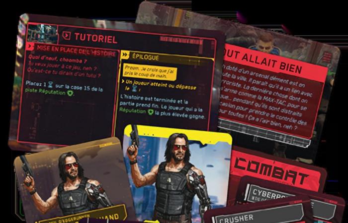 Cyberpunk 2077 also exists as a board game with The Gangs of Night City