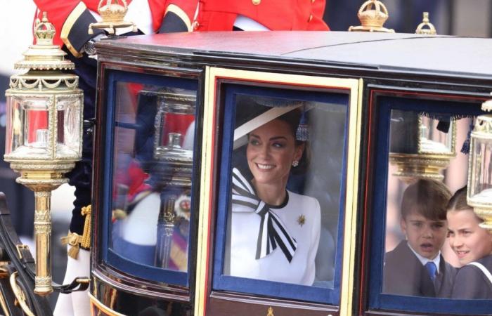 Kate Middleton chooses white for her first appearance since announcing her cancer