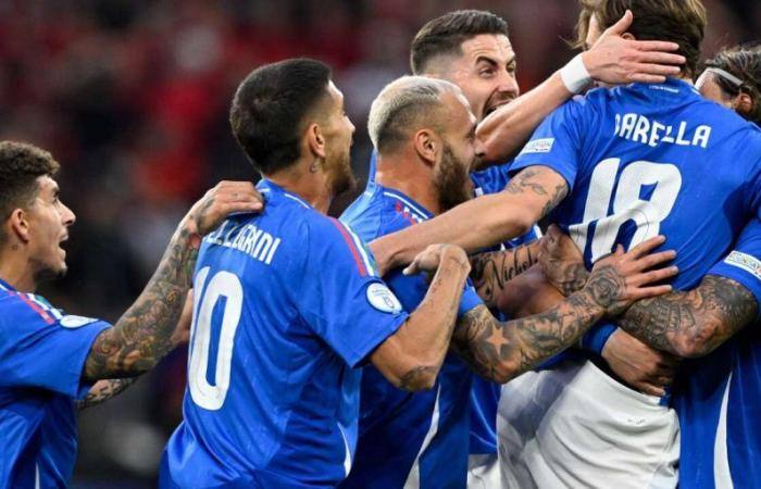 relive the victory of the Italian title holder against Albania