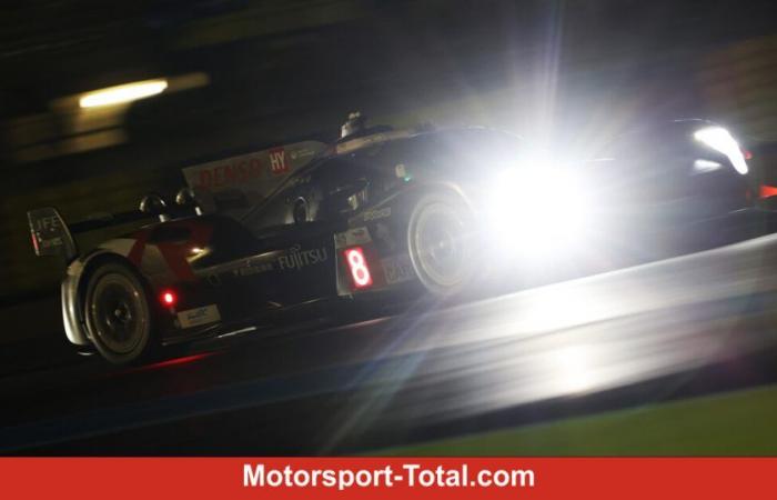 Toyota goes to Ferrari-Strafe on the night
