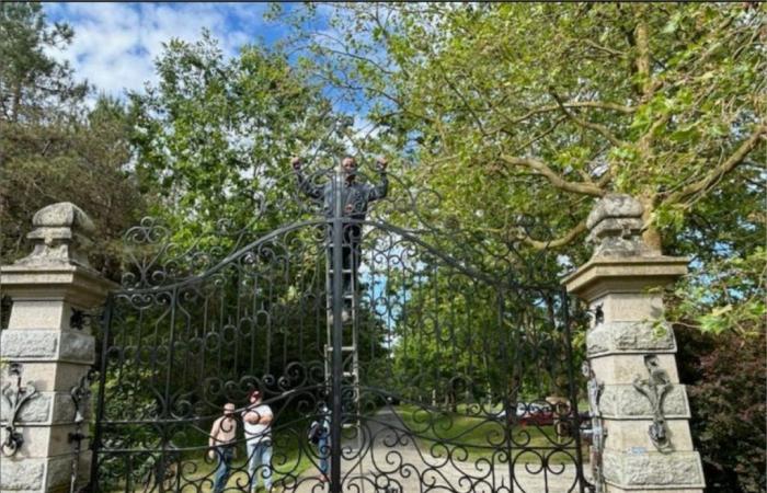 Loire-Atlantique: the “giant” gate of the Château de Briord required 700 hours of work