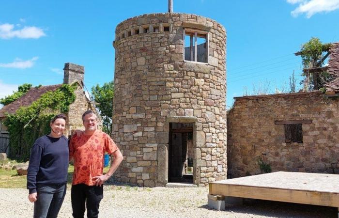 Orne: Olivier built the tower of his dreams in the property he is restoring