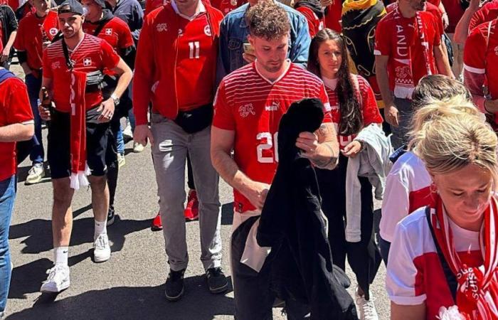 Euro 2024: Thousands of Swiss marched in Cologne