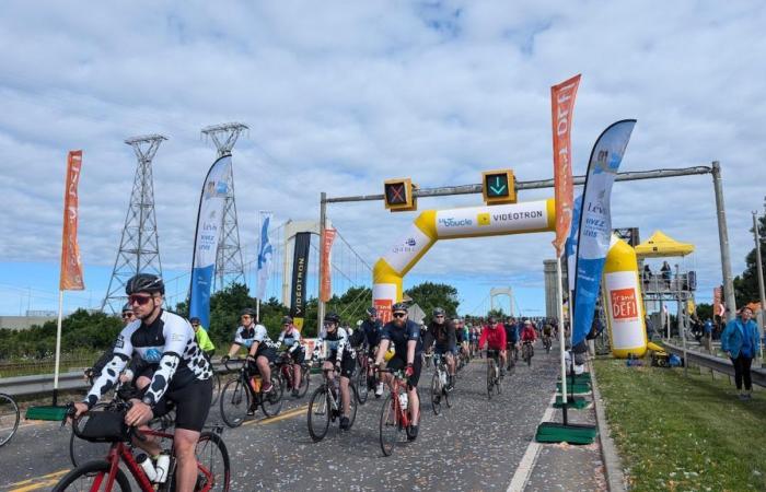 6,000 cyclists take part in the Loop of the Grand Défi Pierre Lavoie