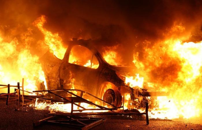 urban violence in Cherbourg, cars and a France Travail agency burned