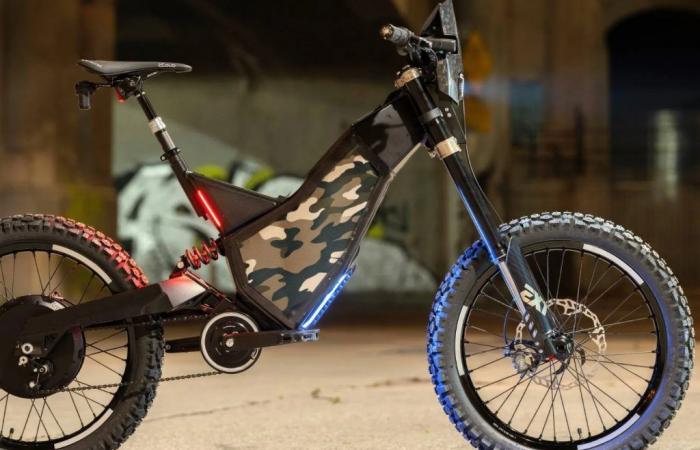 This military electric mountain bike is the fastest in the world