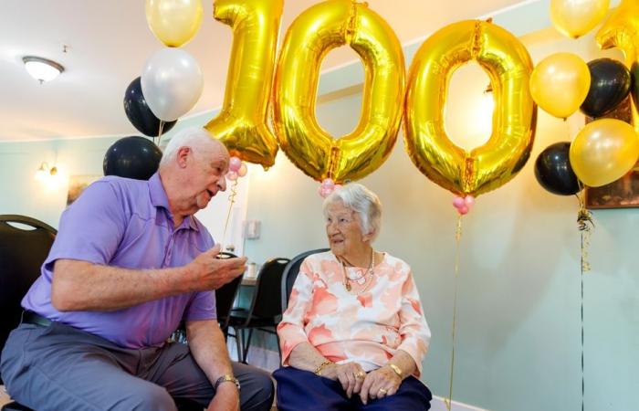 Three centenarians under the same roof