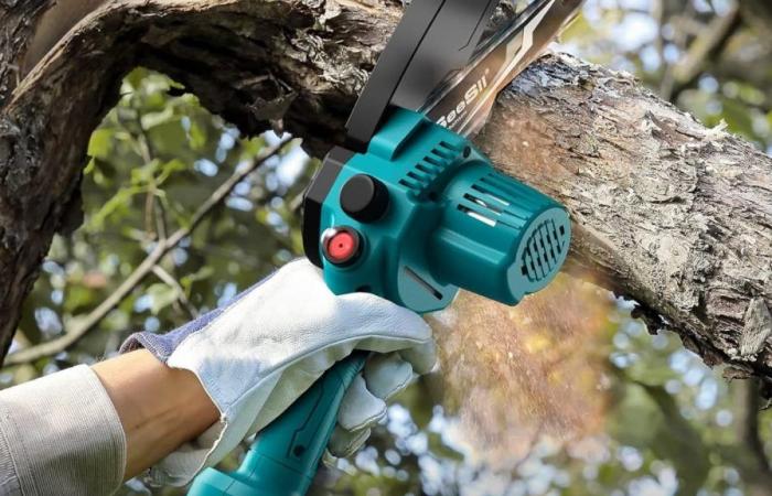 Amazon reduces the price of this mini chainsaw to dust, don’t miss this offer