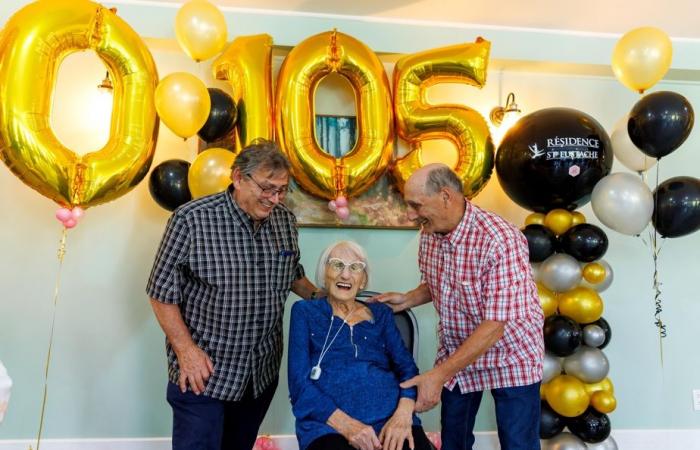 Three centenarians under the same roof