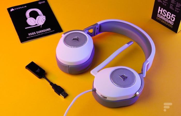 This beautiful wired gaming headset from Corsair, compatible with Dolby Audio, is much more worth it at less than €60