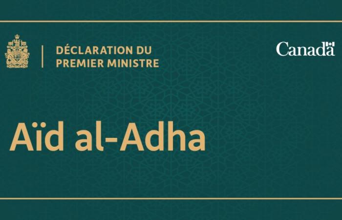Statement by the Prime Minister on the occasion of Eid al-Adha