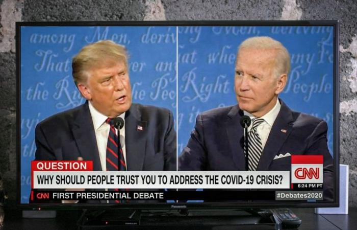 Biden and Trump support news for TV-Duell zu