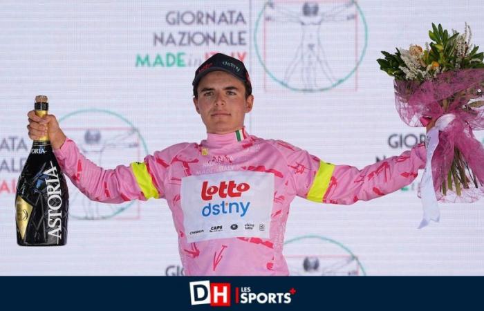 The great talent Jarno Widar makes history by becoming the first Belgian to win the final classification of the Giro Espoirs