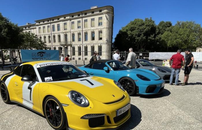 IN PICTURES The Porschists invade the Esplanade of Nîmes