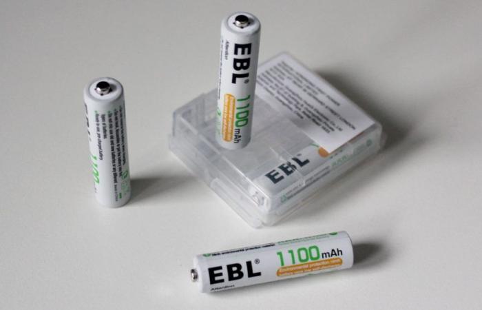 Good deal – The EBL AAA/HR03 NiMh 1100 mAh rechargeable battery Per 8 “5 stars” at €6.62 (-26%)