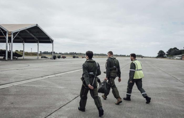 In the southwest of France, Ukrainian pilots trained to be able to fly F-16s as quickly as possible