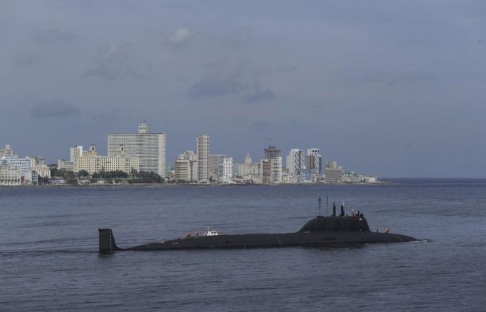 Russian nuclear submarine leaves Havana after 5 days