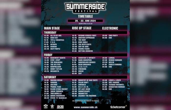 Rockmusik in Grenchen: The Summerside Festival is in its second round