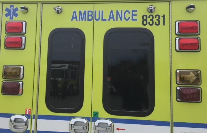 A motorcyclist seriously injured in Gaspé
