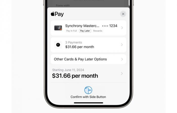 Apple is already ending its payment service in four installments without fees