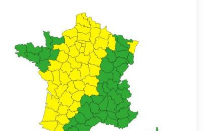 Thunderstorms: yellow vigilance this Tuesday in Paris and Île-de-France